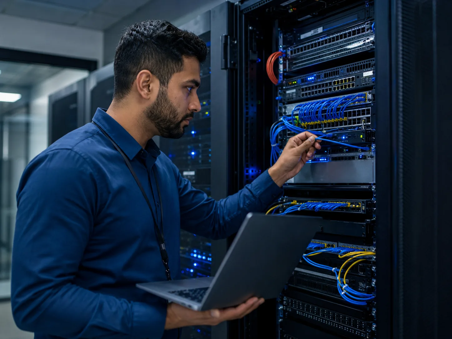 Managed networking dashboard with network monitoring and connected devices